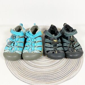 Keen Boy Shoes Blue Size 13 Lot Of 2 Water Summer Youth Sandals
